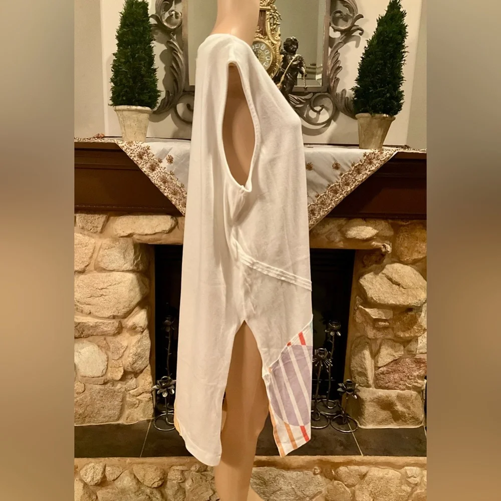 We The Free sleeveless tunic tank / mini dress with patchwork M - Picture 6 of 10